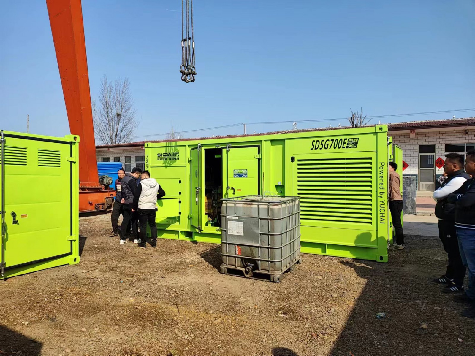 石家庄深泽对外出租发电机设备用于工厂发电300KW发电机租赁