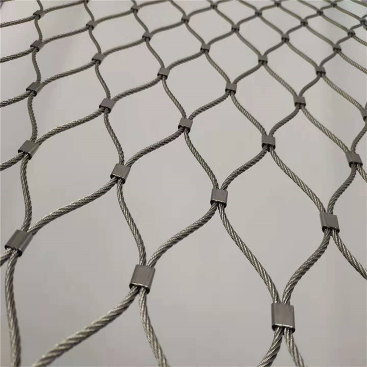 屋顶采光带防护网A编织不锈钢绳网A屋顶采光带防护网厂家