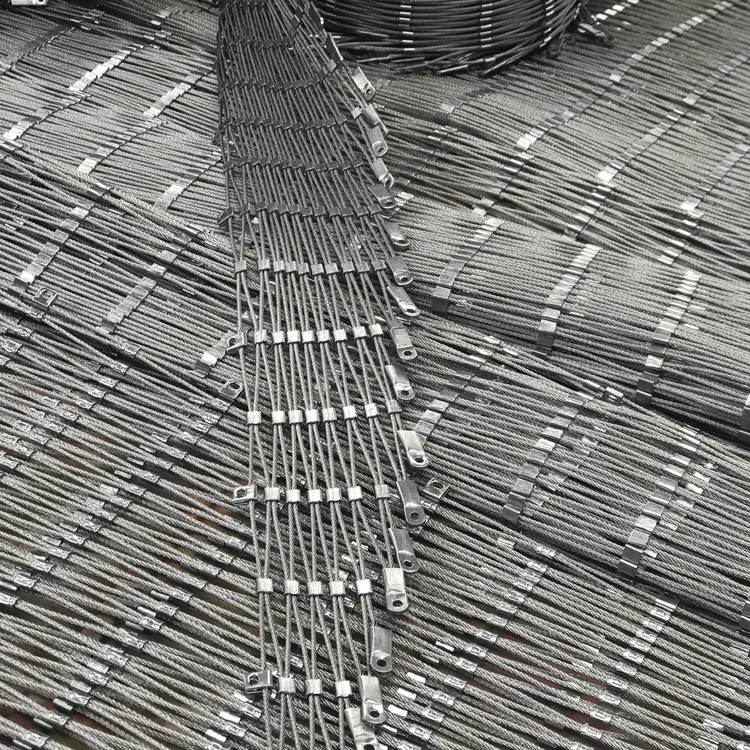 屋顶采光带防护网A编织不锈钢绳网A屋顶采光带防护网厂家