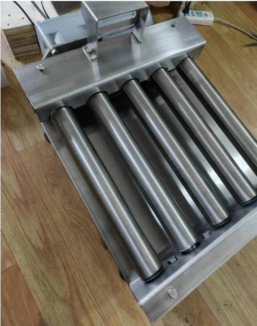 滚筒式电子检重秤-流水线自动称重应用