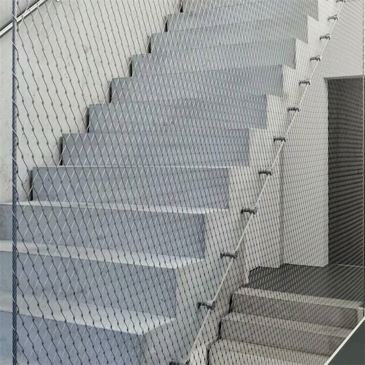 屋顶采光带防护网A编织不锈钢绳网A屋顶采光带防护网厂家