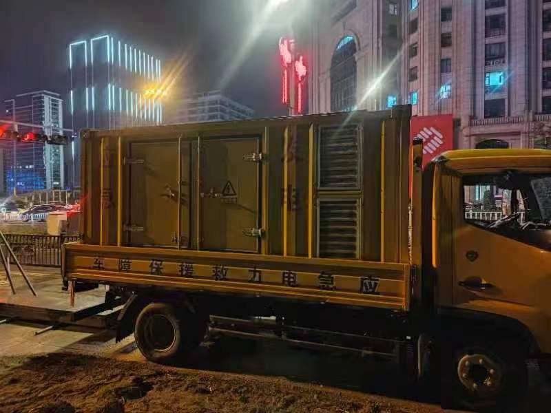 新浦100KW发电机出租租赁发电车功率齐全