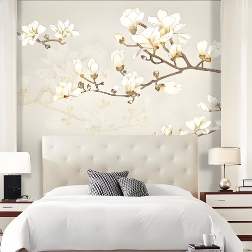 女生卧室墙画手绘图片