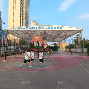 湖南户外篮球场雨棚 堆放货物 不占空间