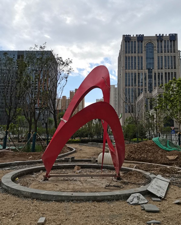 天津滨江商业街锻铜地雕景观雕塑设计制作 成都景区标识标牌制作_房地产标识制作_广告灯箱 - 四川