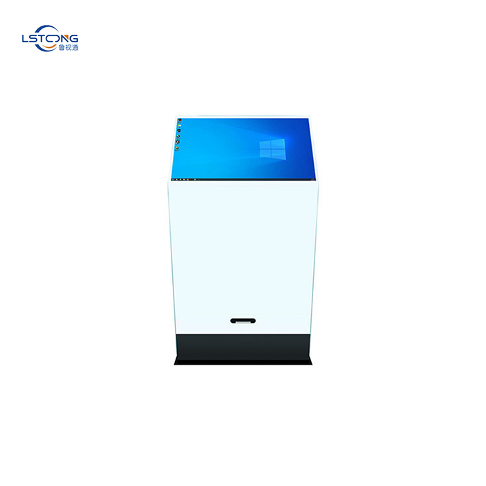 多媒体触摸水晶讲台悬浮成像空灵一体机全息纳米空盈透明屏