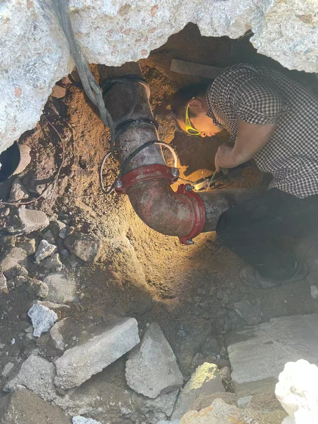 佛山顺德均安小区工厂管道测漏