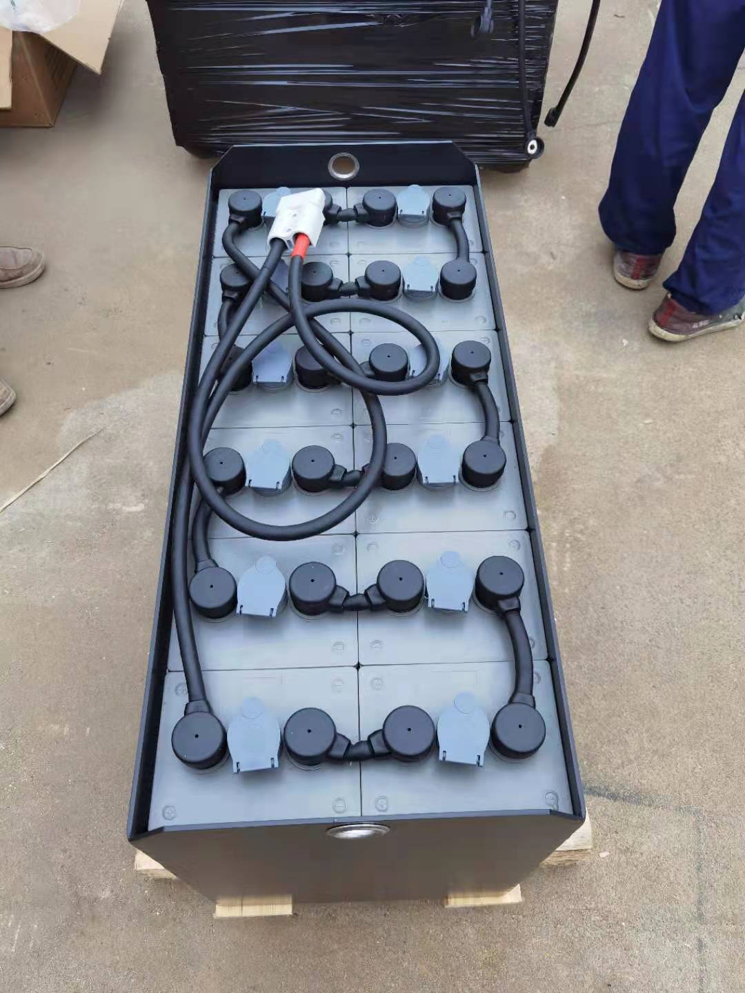 霍克电动叉车电池4PzB300神钢叉车