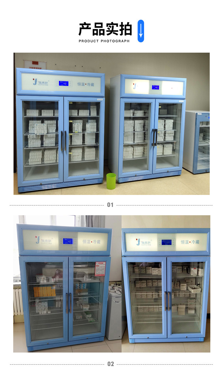 带报警的药品冷藏柜（双系统恒温）