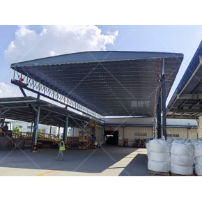 郑州大型移动仓库雨蓬生产厂家